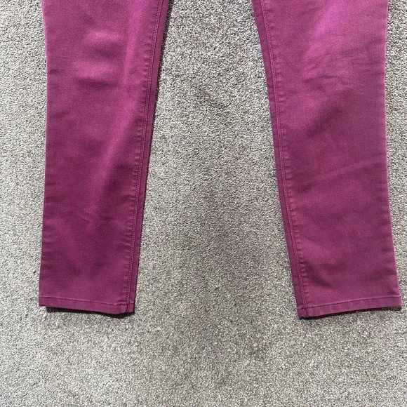 DL1961 Jeans Women 29 Pink Denim SAMANTHA Slim Straight Mid Rise Stretch Comfort - Picture 10 of 16